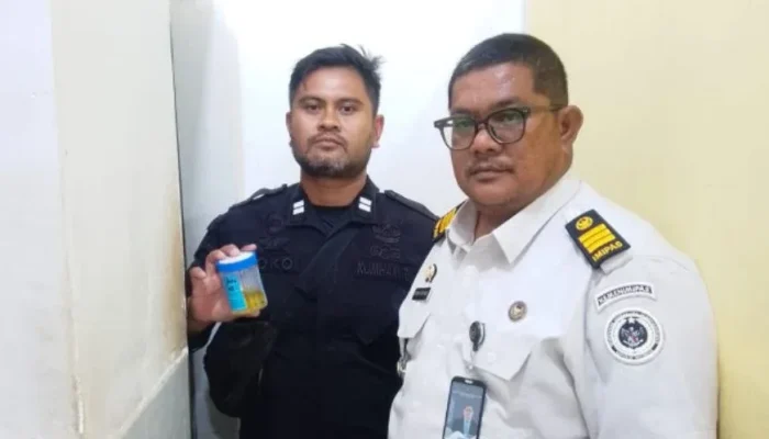 Tes Urin Mendadak Digelar, Lapas Kelas IIA Bengkalis Tegaskan Zona Bersih Narkoba