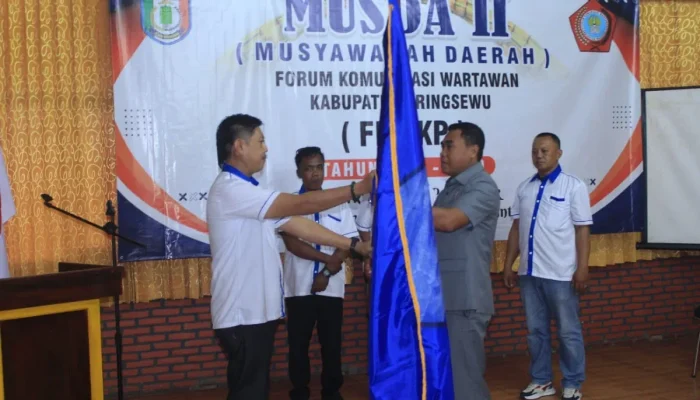 Bambang Hartono Kembali Nahkodai FKWKP, Komitmen Perkuat Marwah Pers Pringsewu