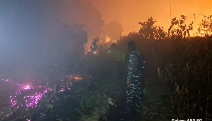 Karhutla Bengkalis Kian Mengkhawatirkan, TNI AL Kerahkan Personel Bantu Pemadaman