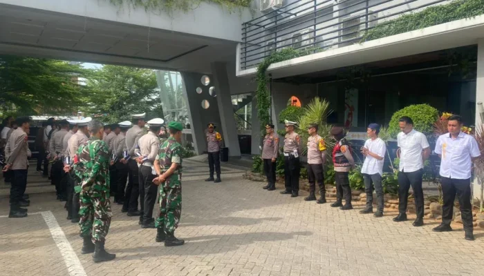 Ratusan Personel Gabungan Amankan Pleno Rekapitulasi Pilkada Pringsewu