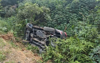 Kejar-kejaran di Rohil Berujung Fortuner Terbalik, Polisi Bongkar Jaringan Sabu