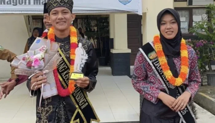 Rafa A.F Raih Juara I Bujang Dara Kecik Kuansing 2026, Harumkan Nama Sekolah