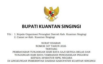 TPP dan THR ASN Kuansing Rp90 Miliar, Bupati Minta Dibanjakan di Pasar Lokal