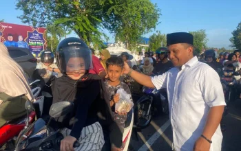Jumat Berkah Ramadhan, Lapas Bengkalis Bagikan Takjil untuk Pengguna Jalan