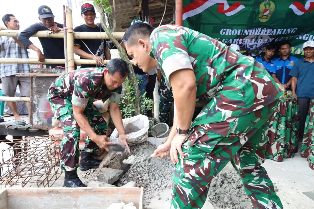 TNI Bangun Jembatan Garuda di Tangerang, Akses Warga dan Ekonomi Jadi Perhatian