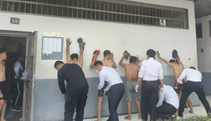 Disiplin Tanpa Kompromi: Ka.KPLP Pimpin Razia Hunian Lapas Bengkalis