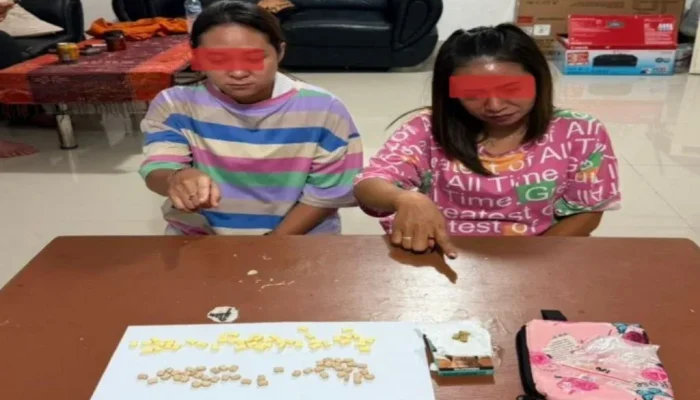 Polsek Mandau Bongkar 93 Butir Ekstasi di KTV dan Dua Perempuan Diamankan