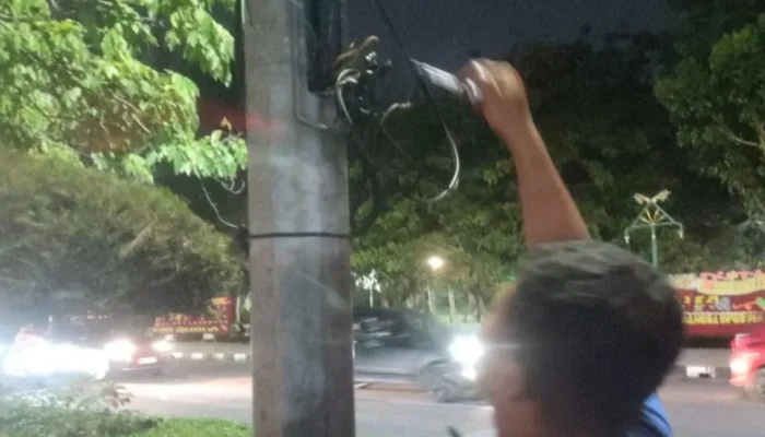Kabel LPJU Dicuri, Dishub Pekanbaru Gerak Cepat Pulihkan Penerangan Jalan Sudirman