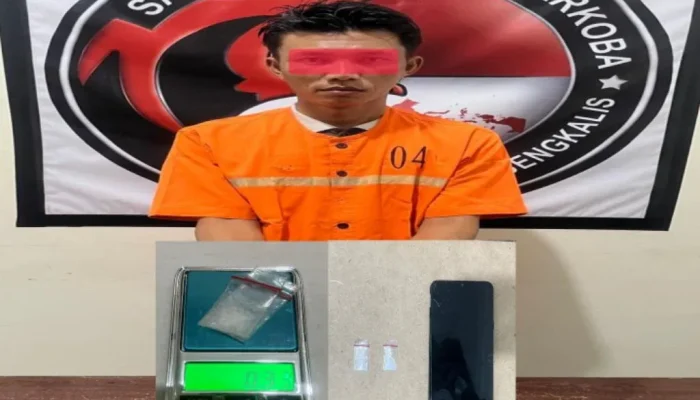 Tak Berkutik! Honorer Mandau Diamankan Satresnarkoba dengan Sabu di Tangan