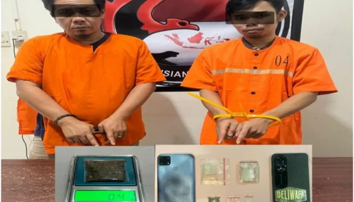 Operasi Senyap Polres Bengkalis: Dua Pria Mandau Tertangkap dengan Sabu dan Ganja
