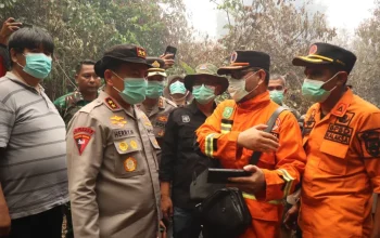 Kapolda Riau Turun ke Bengkalis, Alarm Karhutla Pesisir Meningkat