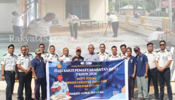Lapas Bengkalis Hidupkan Semangat HBP ke-62 lewat Bakti Sosial di Masjid Nurul Hidayah