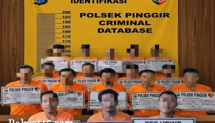 Penggerebekan di “Jalan Neraka”: 17 Pengguna Diamankan, Dua Bandar Diburu