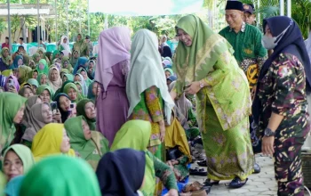 Wabup Pringsewu Hadiri Halalbilhalal Muslimat NU