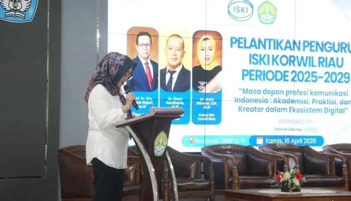 Pelantikan ISKI Riau di Unri, Pengurus Baru Resmi Dikukuhkan untuk Periode 2025–2029