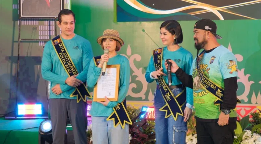 Polda Riau Kukuhkan 23 Duta Anti Narkoba