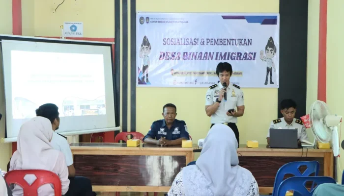 Desa Binaan Melai Diresmikan Imigrasi Selatpanjang untuk Tekan TPPO dan TPPM