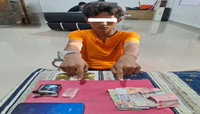 Transaksi Sabu Kandas di Buluh Manis, Polsek Mandau Amankan Pemuda 21 Tahun