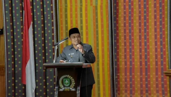 Paripurna DPRD Bengkalis, Wabup Bagus Santoso Paparkan Laporan Banggar LKPJ 2025