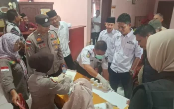 Polsek Rupat Sidak Kantor Desa, Tes Urine Aparatur Hasilnya Negatif