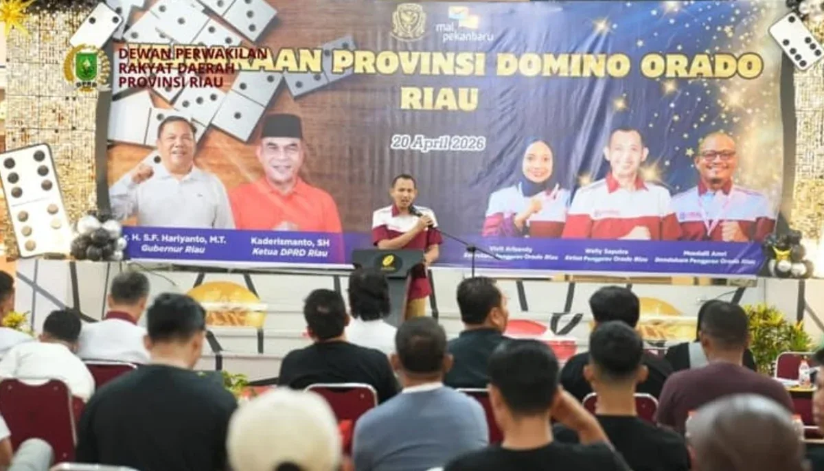 Ketua DPRD Riau Buka Kejuaraan Provinsi Domino Orado di Pekanbaru