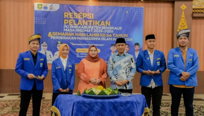 Bupati Kasmarni Ajak PMII Bengkalis Jadi Penggerak Perubahan dan Lahirkan Pemimpin Muda Berintegritas