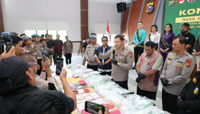 Polda Riau Tangkap 557 Tersangka Narkoba dan 162 Ribu Jiwa Diselamatkan