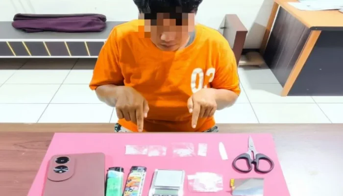 Laporan Warga Bongkar Peredaran Sabu di Sungai Pakning, IRT Diamankan Polisi