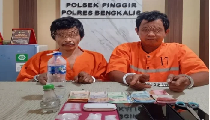 Transaksi Narkoba di Air Hitam Terbongkar, Dua Pria Diamankan dengan Sabu 15,39 Gram
