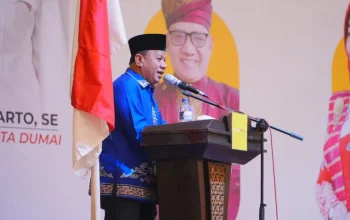 Bupati Kuansing Ajak Perantau Dumai Pulang Kampung Ramaikan MTQ dan Pacu Jalur