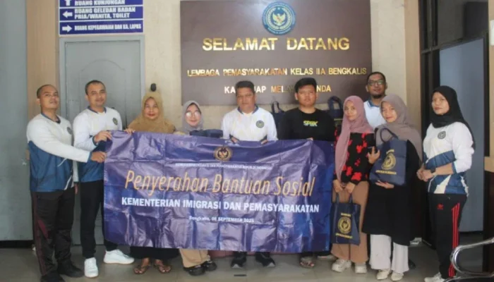 Bantuan Sosial Lapas Bengkalis Ringankan Beban Keluarga Warga Binaan