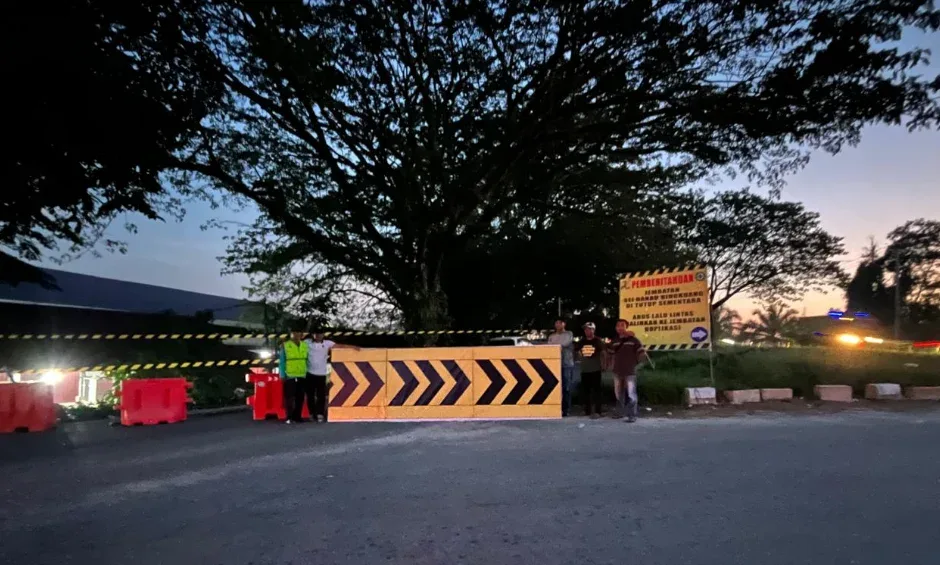 Jembatan Danau Bingkuang Ditutup Sementara