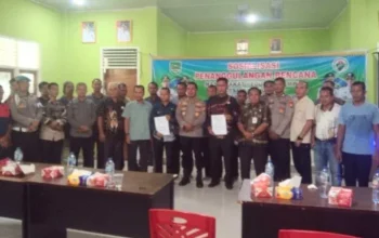 Kapolsek Rambah Ajak Warga Perkuat Komitmen Cegah Karhutla di Sialang Jaya