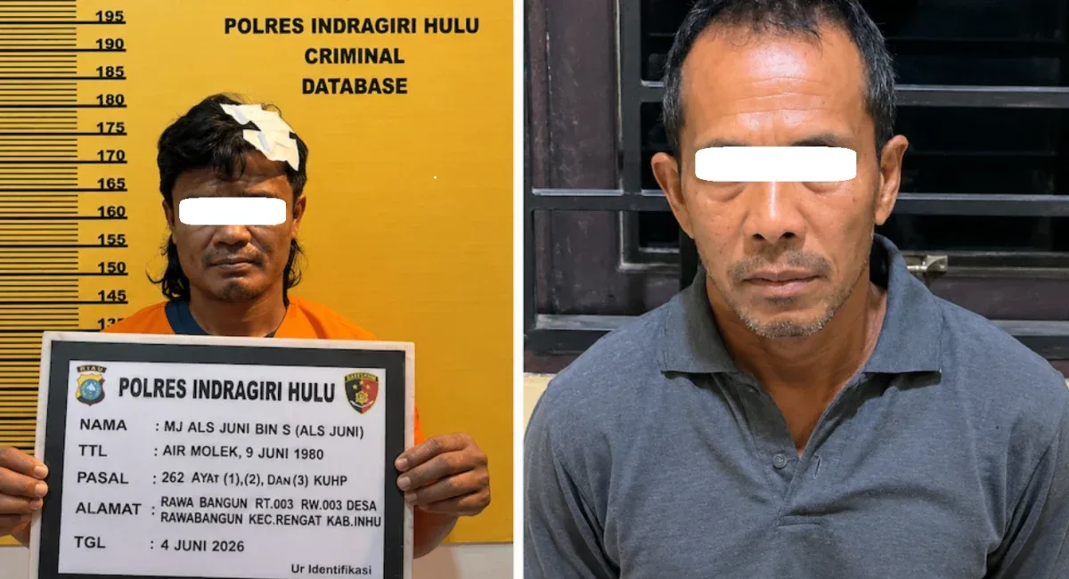 Dua Pelaku Penyerangan Berdarah di PT SBP Inhu Ditangkap