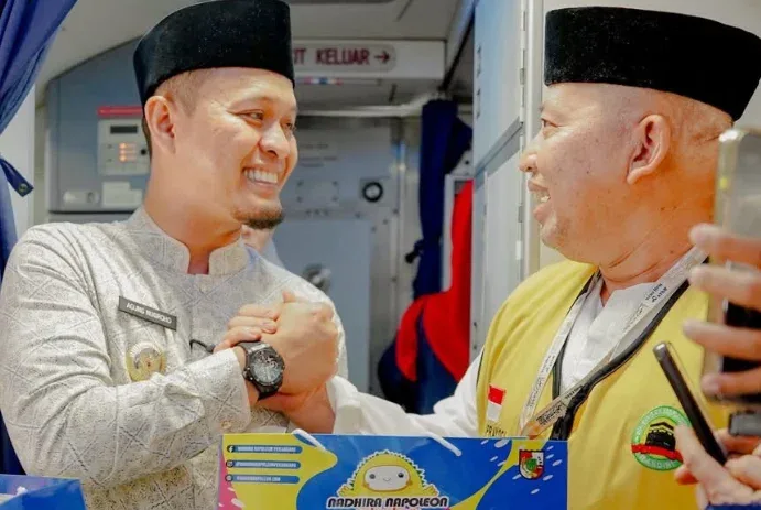 Agung Nugroho Sambut 225 Jemaah Haji Pekanbaru