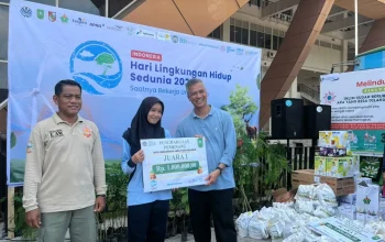 SMAN 12 Pekanbaru Juara Aksi Bersih Lingkungan, Kumpulkan 106,6 Kg Sampah