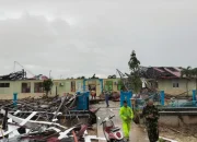 Puting Beliung Rusak Sekolah dan Rumah Warga di Bengkalis