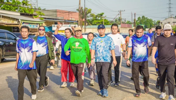 Hari Jadi Pekanbaru ke-242, Ribuan Warga Kulim Padati Jalan Santai dan Festival Ubi Kayu