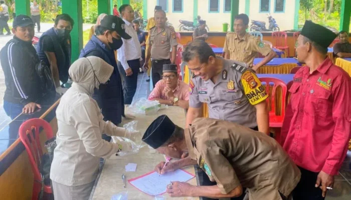 Perangkat Desa Pambang Pesisir Jalani Tes Urin, Seluruhnya Negatif Narkoba