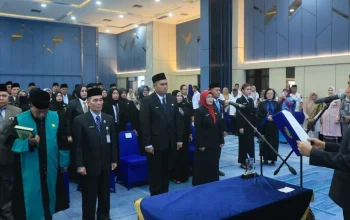 42 Pejabat Pemko Pekanbaru Dilantik, Markarius Minta Langsung Tancap Gas