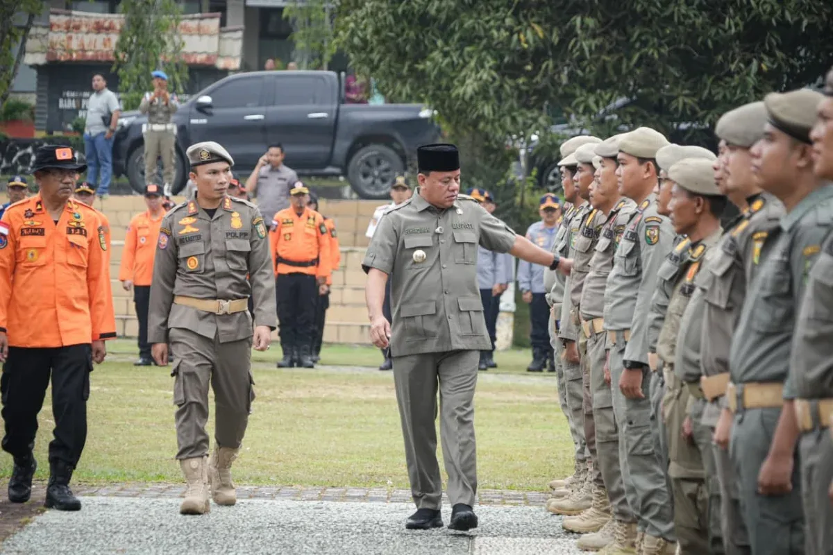 Jelang MTQ Riau dan Pacu Jalur, Bupati Kuansing Siagakan 481 Personel Gabungan