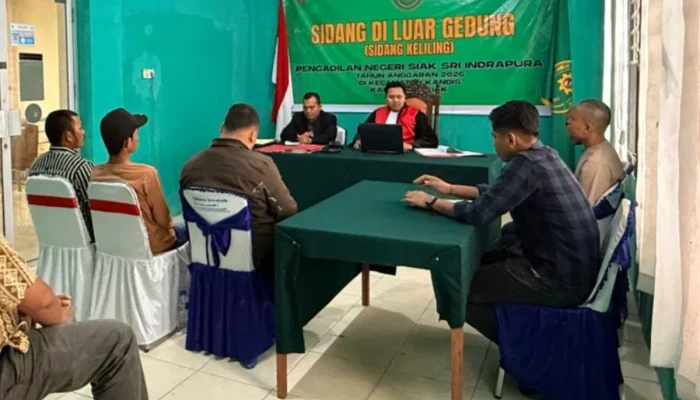 PN Siak Gelar Sidang Keliling di Kandis, Warga Tak Perlu Lagi Menempuh 3 Jam Perjalanan
