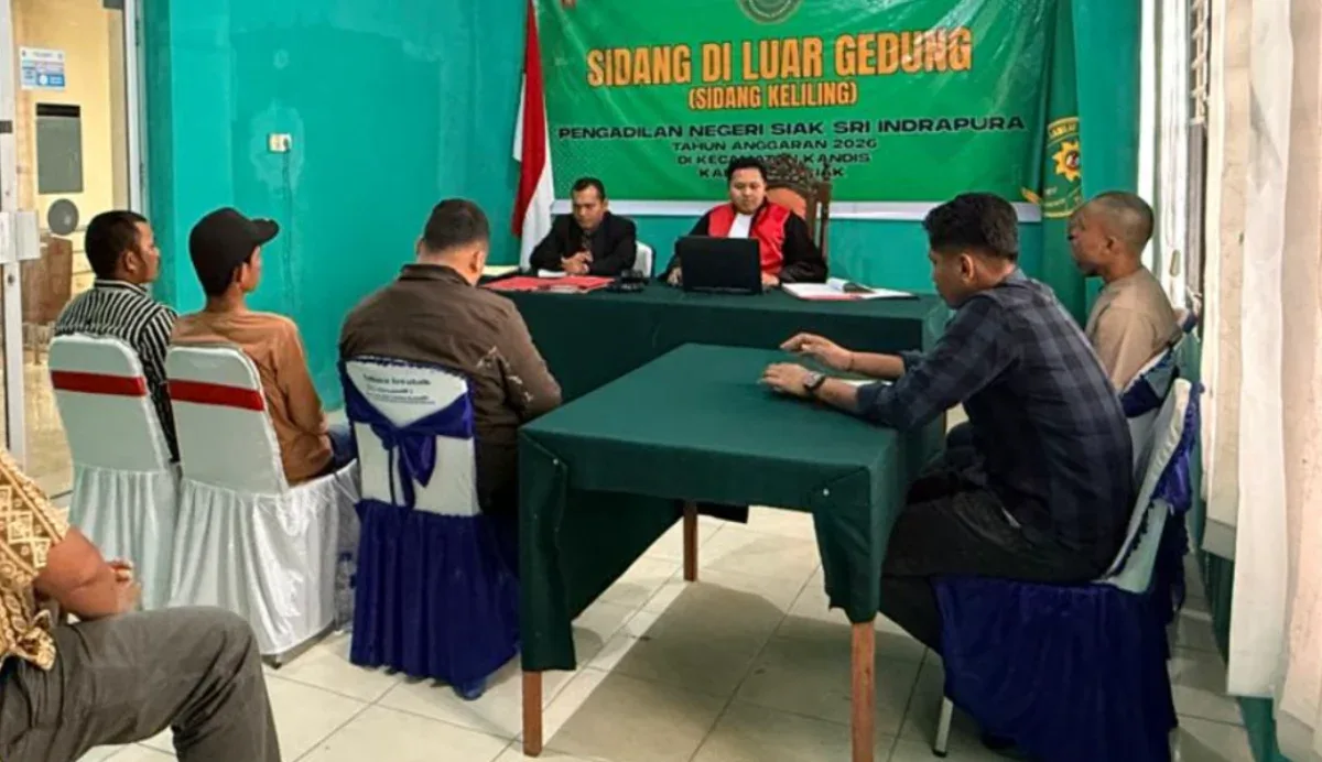 PN Siak Gelar Sidang Keliling di Kandis, Warga Tak Perlu Lagi Menempuh 3 Jam Perjalanan