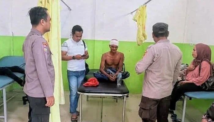 Petani di Rohil Diserang Buaya Saat Mandi, Polisi Pasang Peringatan Bahaya