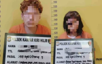 Sepasang Kekasih Ditangkap Usai Curi Motor di Kampar