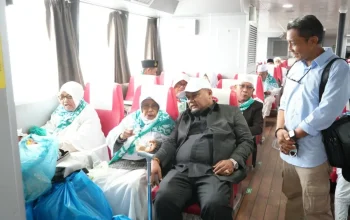 252 Jemaah Haji Siak Pulang dari Tanah Suci, Seluruhnya Dipastikan Sehat