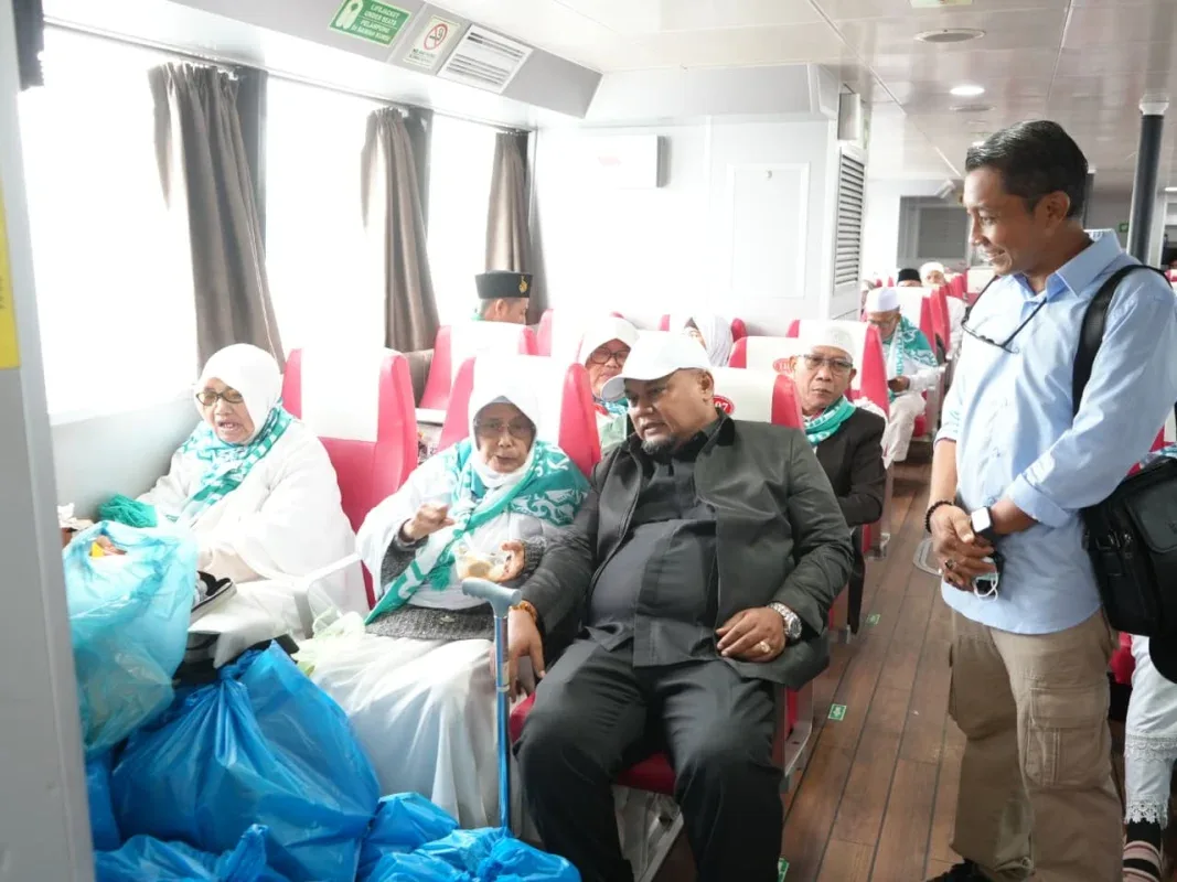252 Jemaah Haji Siak Pulang dari Tanah Suci, Seluruhnya Dipastikan Sehat