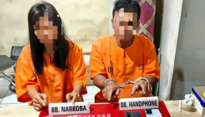 Sepasang Kekasih di Kampar Ditangkap, Polisi Sita 24,70 Gram Sabu