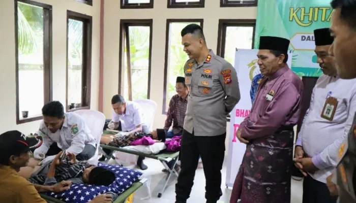Sambut HUT Bhayangkara ke-80, Polres Bengkalis Gelar Sunat Massal Gratis di Bantan