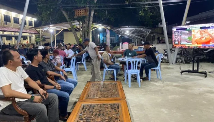 Ratusan Warga Padati Nobar Polres Bengkalis Sambut Hari Bhayangkara ke-80